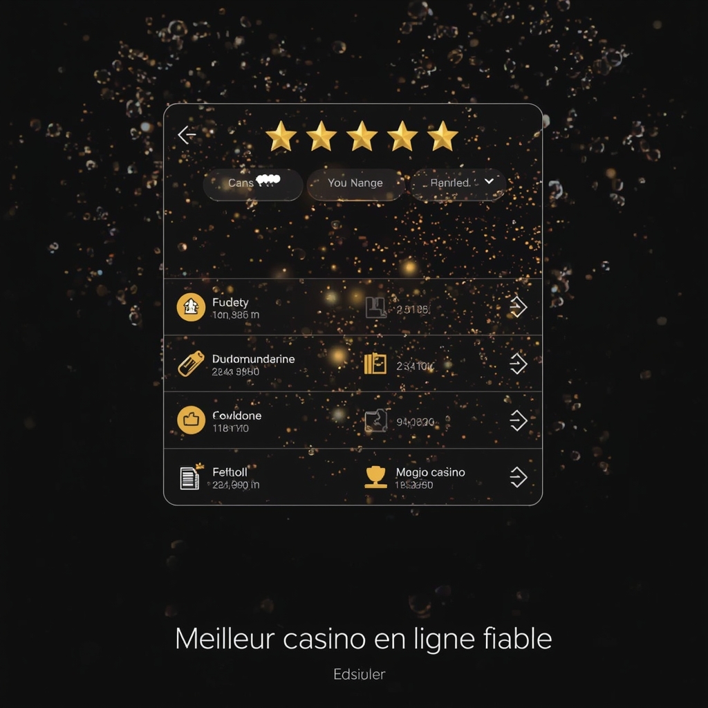 Meilleur casino en ligne fiable - guide 2026
